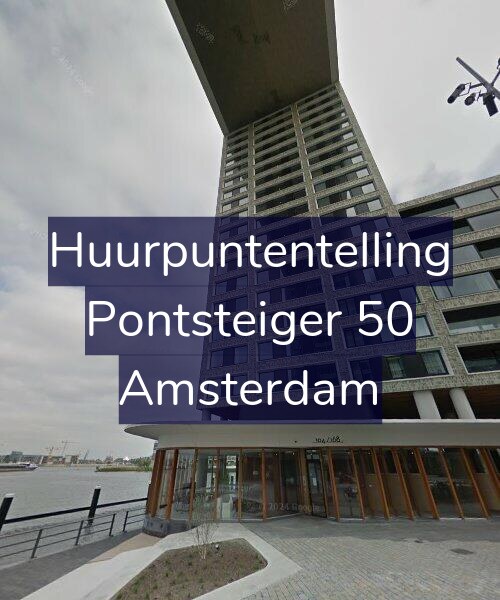 Foto gevel Huurpuntentelling voor Pontsteiger 50, Amsterdam