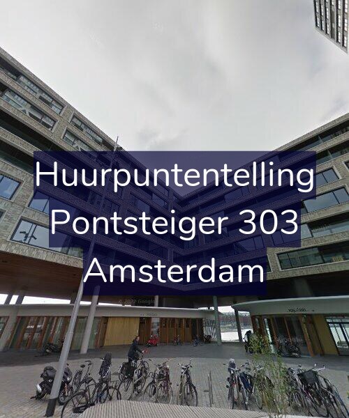 Foto gevel Huurpuntentelling voor Pontsteiger 303, Amsterdam