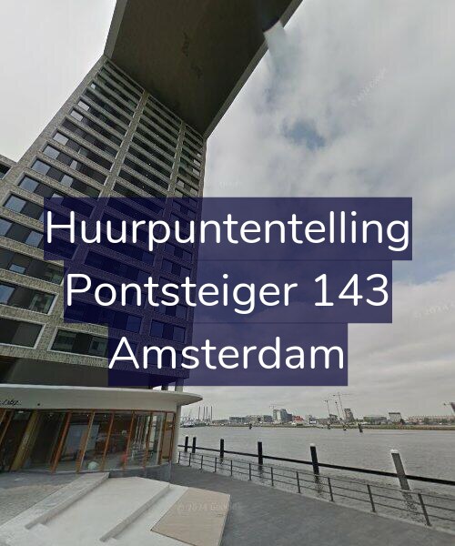 Foto gevel Huurpuntentelling voor Pontsteiger 143, Amsterdam