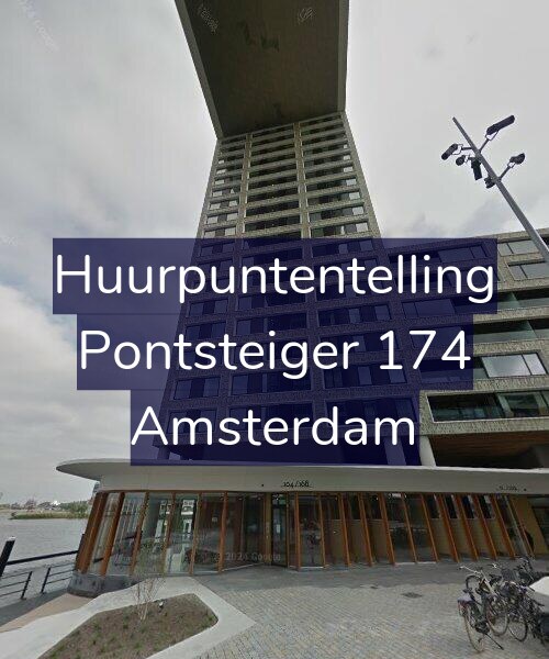 Foto gevel Huurpuntentelling voor Pontsteiger 174, Amsterdam