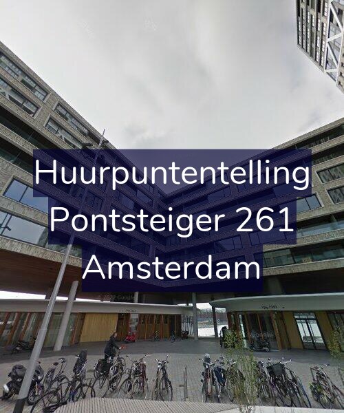 Foto gevel Huurpuntentelling voor Pontsteiger 261, Amsterdam