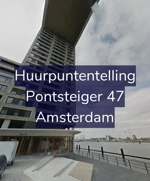 Foto gevel Huurpuntentelling voor Pontsteiger 47, Amsterdam