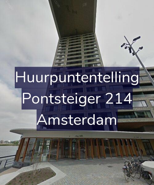 Foto gevel Huurpuntentelling voor Pontsteiger 214, Amsterdam
