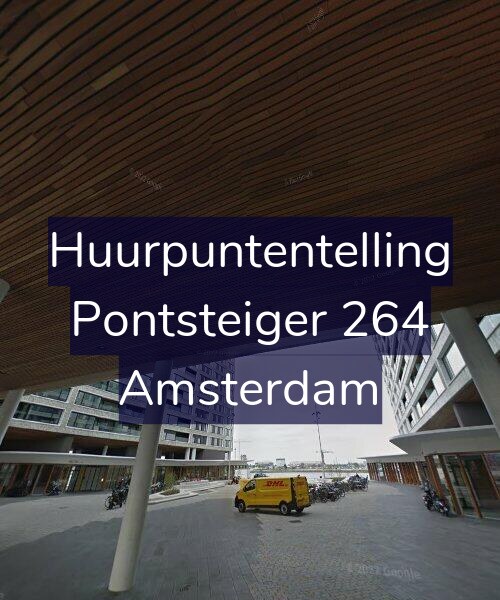 Foto gevel Huurpuntentelling voor Pontsteiger 264, Amsterdam