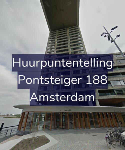 Foto gevel Huurpuntentelling voor Pontsteiger 188, Amsterdam
