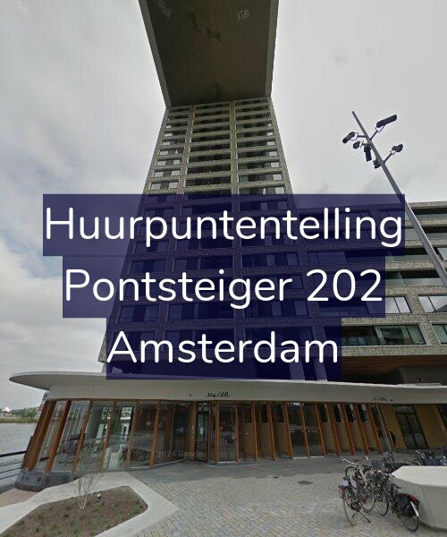 Foto gevel Huurpuntentelling voor Pontsteiger 202, Amsterdam