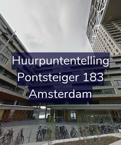 Foto gevel Huurpuntentelling voor Pontsteiger 183, Amsterdam