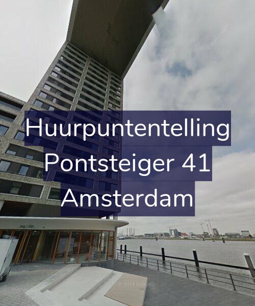 Foto gevel Huurpuntentelling voor Pontsteiger 41, Amsterdam