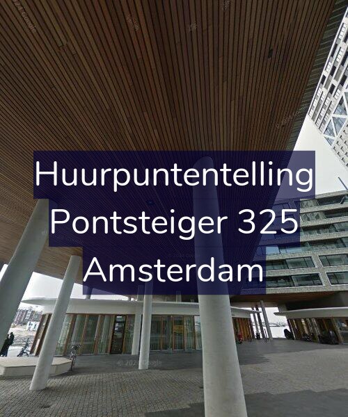 Foto gevel Huurpuntentelling voor Pontsteiger 325, Amsterdam