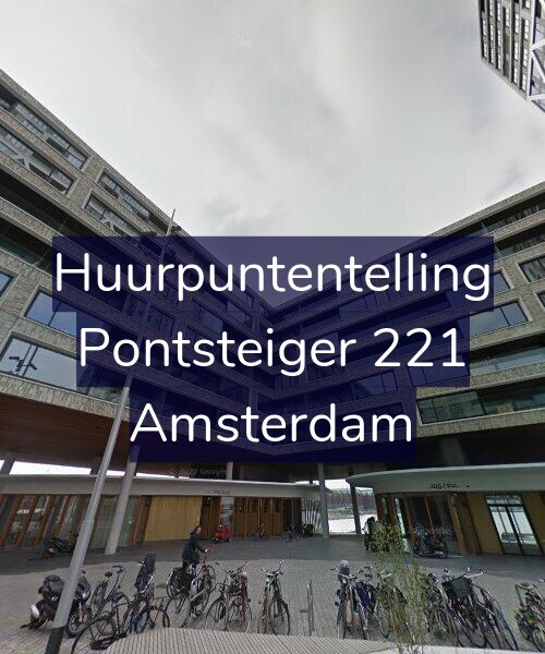 Foto gevel Huurpuntentelling voor Pontsteiger 221, Amsterdam