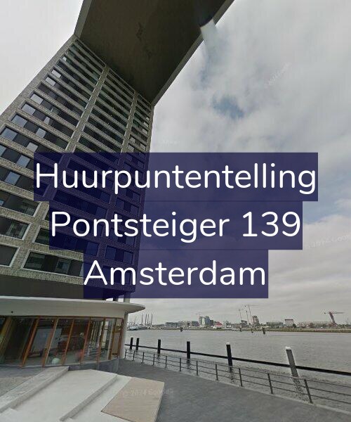 Foto gevel Huurpuntentelling voor Pontsteiger 139, Amsterdam