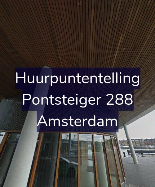 Foto gevel Huurpuntentelling voor Pontsteiger 288, Amsterdam
