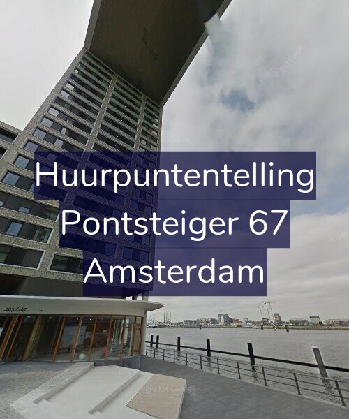 Foto gevel Huurpuntentelling voor Pontsteiger 67, Amsterdam