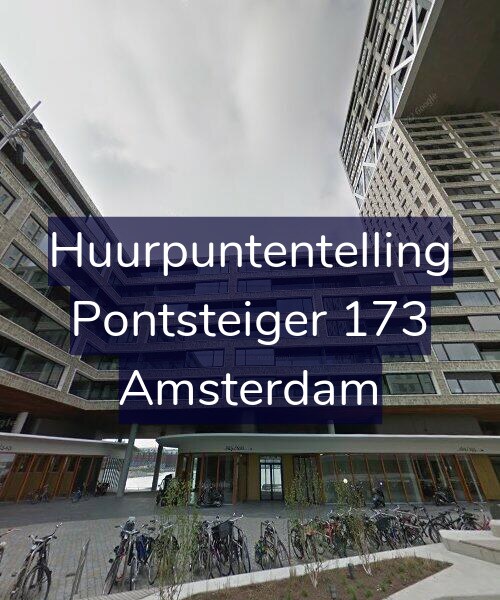 Foto gevel Huurpuntentelling voor Pontsteiger 173, Amsterdam