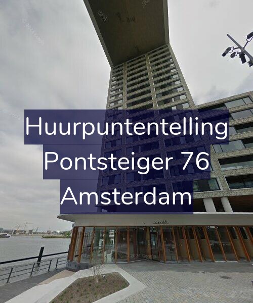 Foto gevel Huurpuntentelling voor Pontsteiger 76, Amsterdam