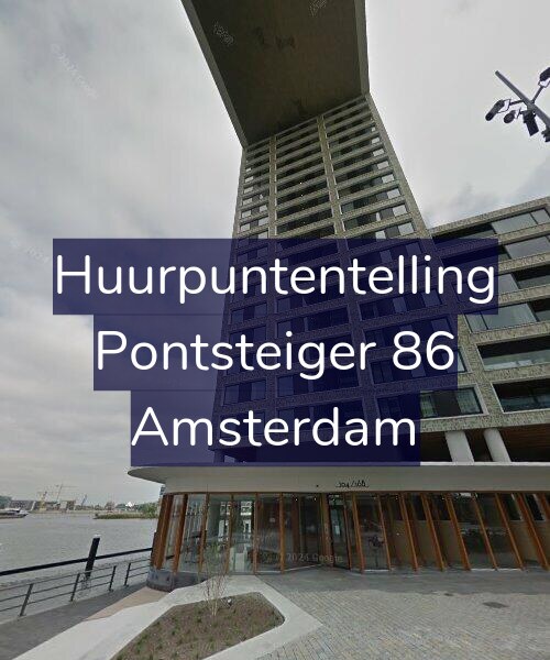 Foto gevel Huurpuntentelling voor Pontsteiger 86, Amsterdam