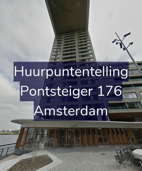 Foto gevel Huurpuntentelling voor Pontsteiger 176, Amsterdam