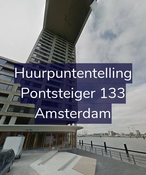 Foto gevel Huurpuntentelling voor Pontsteiger 133, Amsterdam