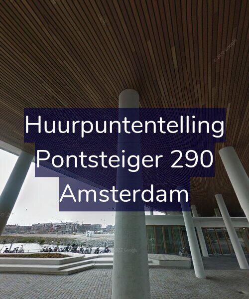 Foto gevel Huurpuntentelling voor Pontsteiger 290, Amsterdam