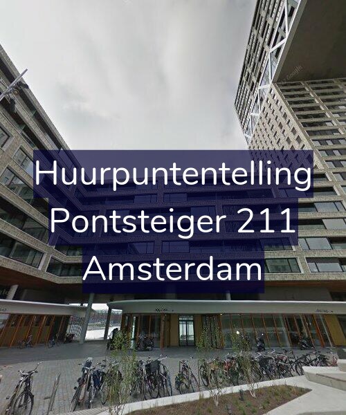 Foto gevel Huurpuntentelling voor Pontsteiger 211, Amsterdam