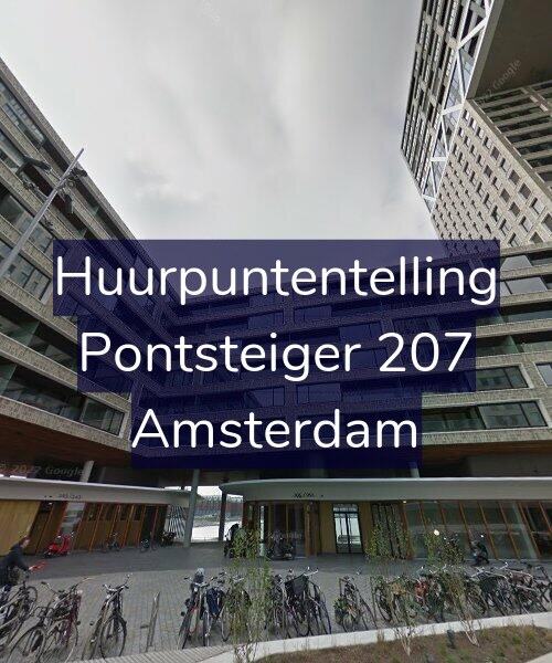 Foto gevel Huurpuntentelling voor Pontsteiger 207, Amsterdam