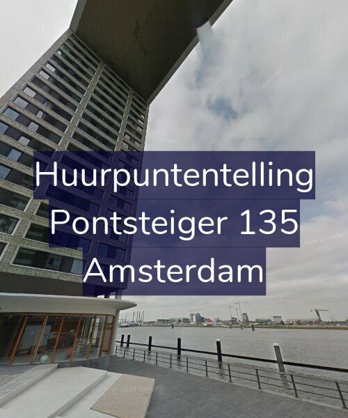 Foto gevel Huurpuntentelling voor Pontsteiger 135, Amsterdam
