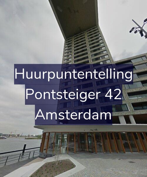 Foto gevel Huurpuntentelling voor Pontsteiger 42, Amsterdam