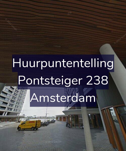 Foto gevel Huurpuntentelling voor Pontsteiger 238, Amsterdam