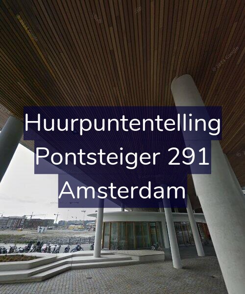 Foto gevel Huurpuntentelling voor Pontsteiger 291, Amsterdam