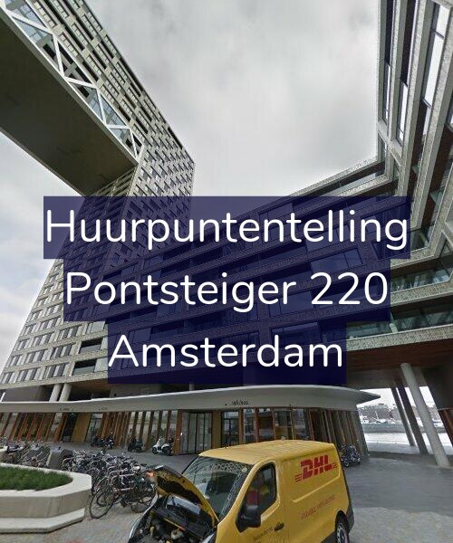 Foto gevel Huurpuntentelling voor Pontsteiger 220, Amsterdam