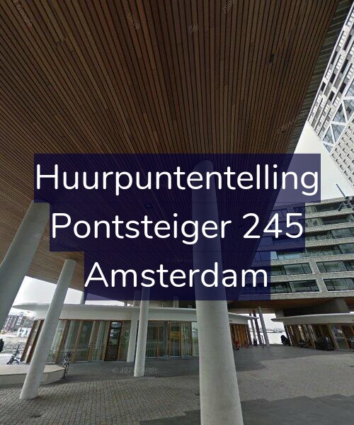 Foto gevel Huurpuntentelling voor Pontsteiger 245, Amsterdam