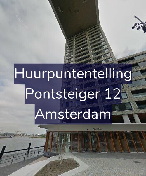 Foto gevel Huurpuntentelling voor Pontsteiger 12, Amsterdam