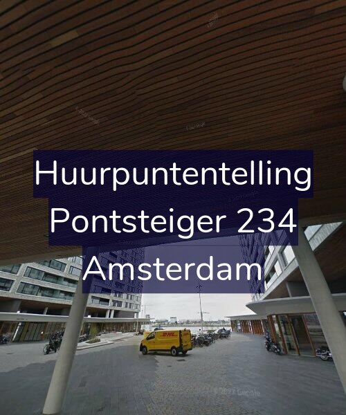 Foto gevel Huurpuntentelling voor Pontsteiger 234, Amsterdam
