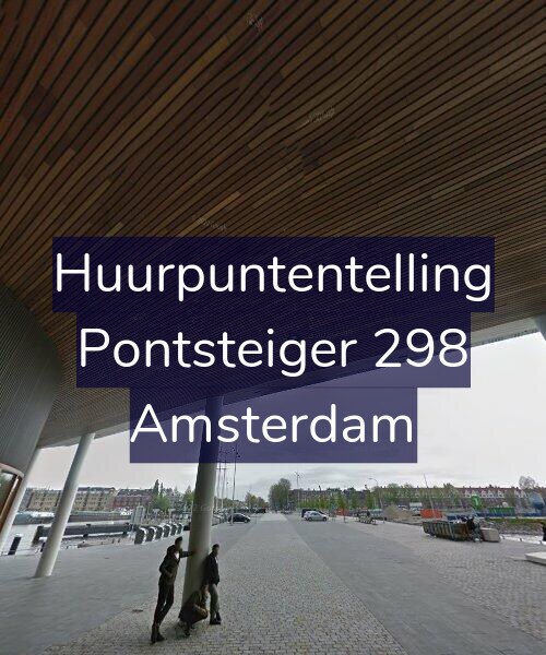 Foto gevel Huurpuntentelling voor Pontsteiger 298, Amsterdam