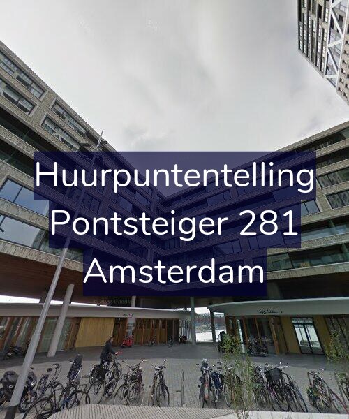 Foto gevel Huurpuntentelling voor Pontsteiger 281, Amsterdam
