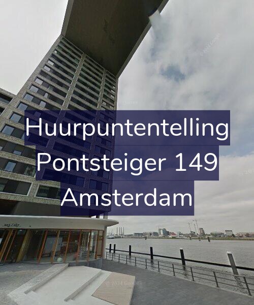 Foto gevel Huurpuntentelling voor Pontsteiger 149, Amsterdam