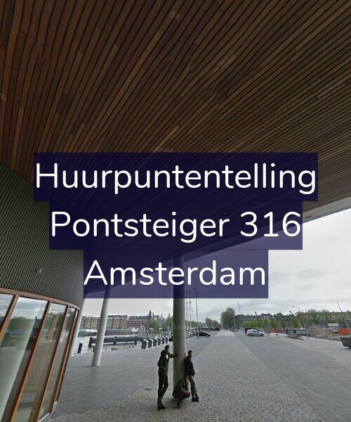 Foto gevel Huurpuntentelling voor Pontsteiger 316, Amsterdam