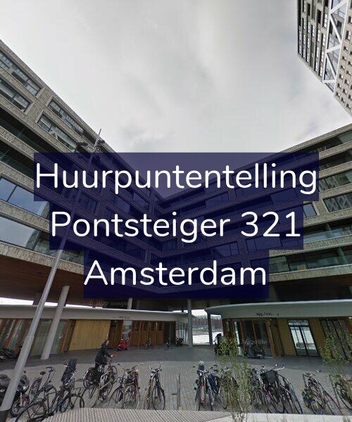 Foto gevel Huurpuntentelling voor Pontsteiger 321, Amsterdam