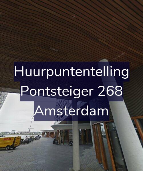 Foto gevel Huurpuntentelling voor Pontsteiger 268, Amsterdam