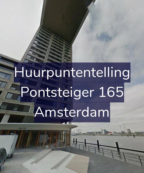 Foto gevel Huurpuntentelling voor Pontsteiger 165, Amsterdam