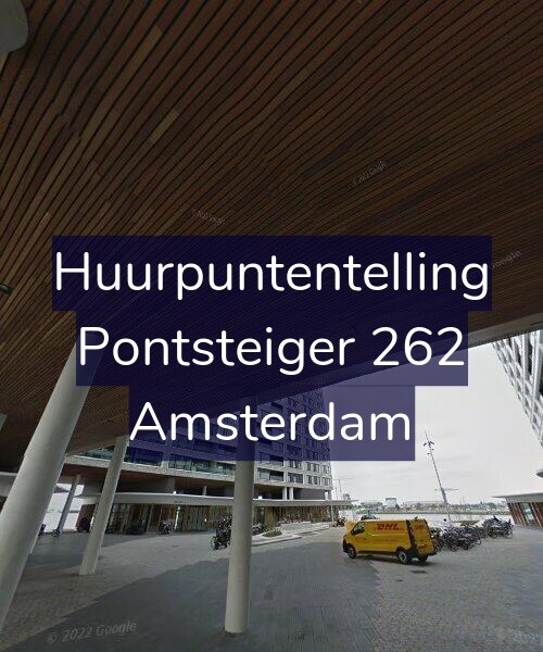 Foto gevel Huurpuntentelling voor Pontsteiger 262, Amsterdam