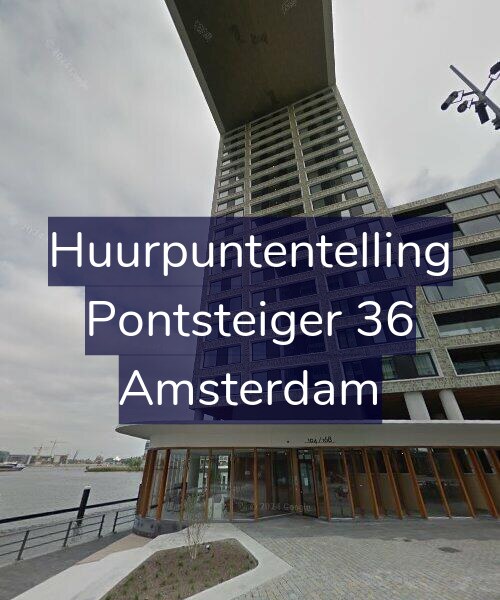 Foto gevel Huurpuntentelling voor Pontsteiger 36, Amsterdam