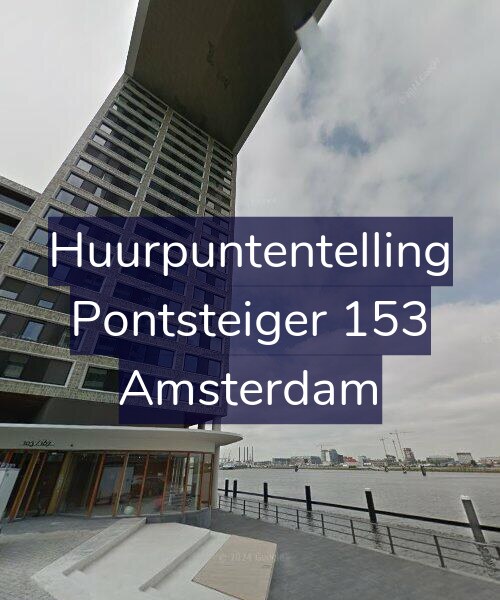 Foto gevel Huurpuntentelling voor Pontsteiger 153, Amsterdam