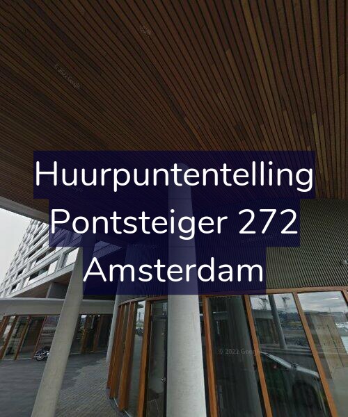 Foto gevel Huurpuntentelling voor Pontsteiger 272, Amsterdam