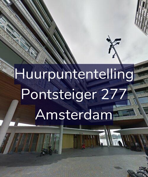 Foto gevel Huurpuntentelling voor Pontsteiger 277, Amsterdam