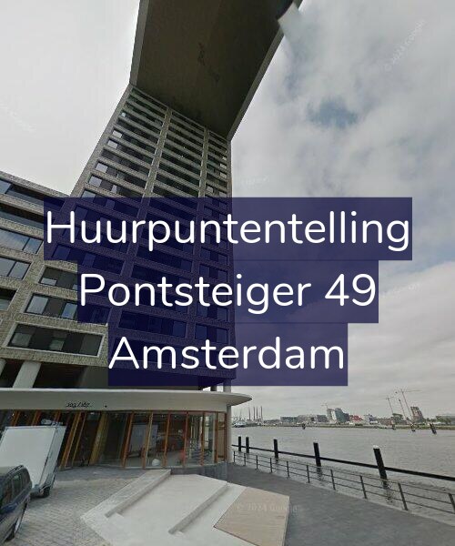 Foto gevel Huurpuntentelling voor Pontsteiger 49, Amsterdam