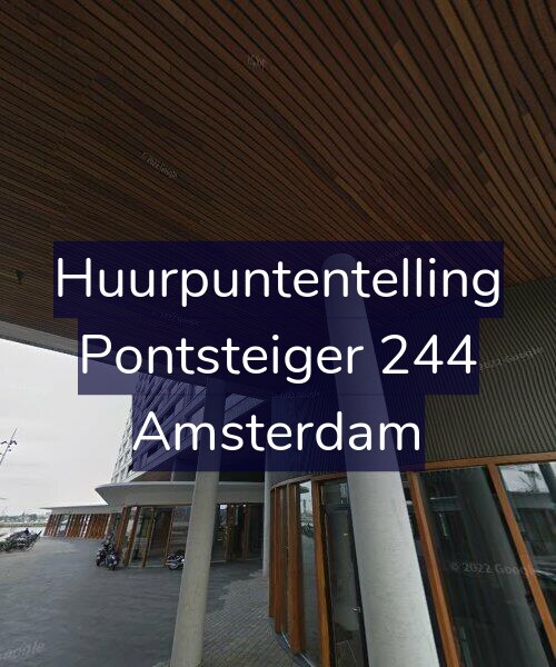 Foto gevel Huurpuntentelling voor Pontsteiger 244, Amsterdam