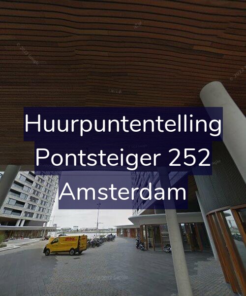 Foto gevel Huurpuntentelling voor Pontsteiger 252, Amsterdam