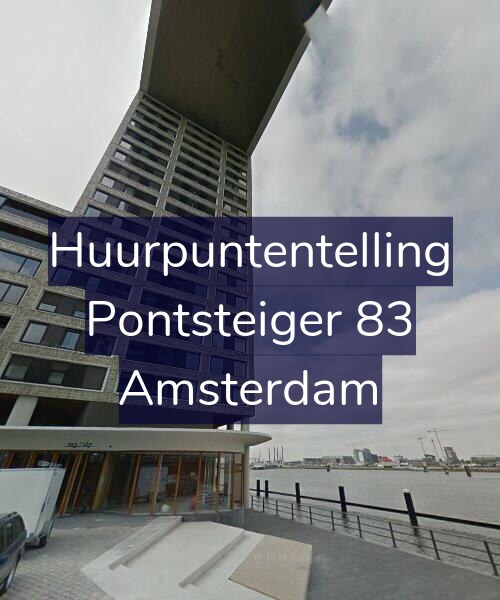 Foto gevel Huurpuntentelling voor Pontsteiger 83, Amsterdam