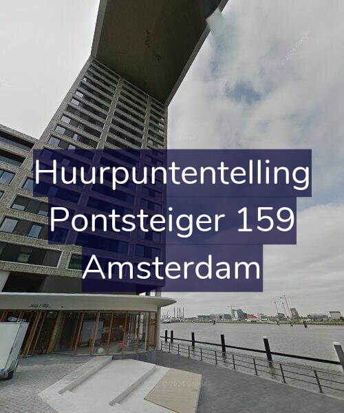 Foto gevel Huurpuntentelling voor Pontsteiger 159, Amsterdam